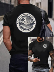 Men's Mother Mother Ocean I Have Heard You Call Print Casual Tee gracestitchs