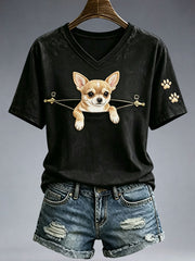 Women's Lovely Chihuahua T-Shirt gracestitchs