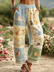 Women's Floral Botanical Pants