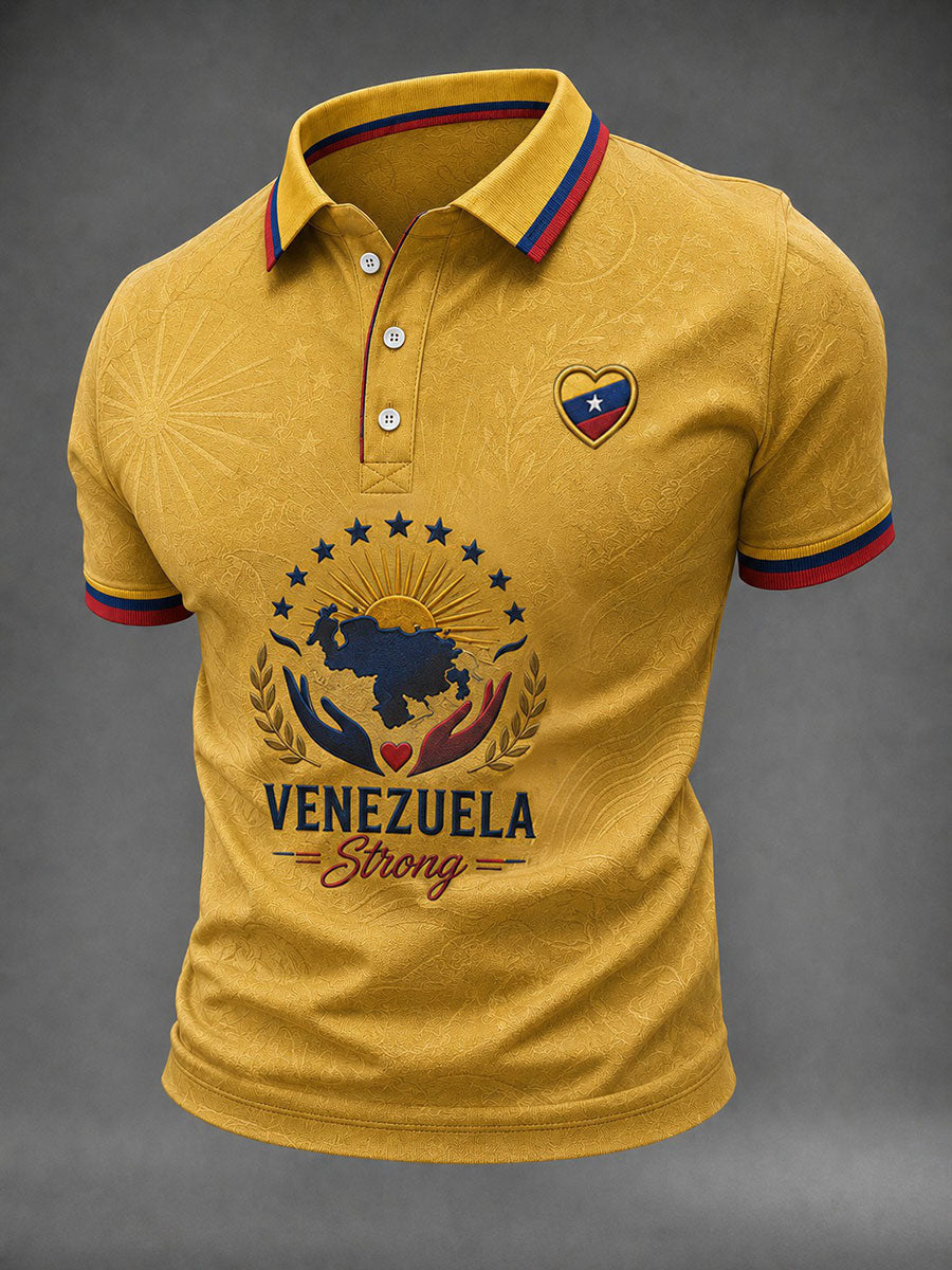 Men's Venezuela Strong Printed Shirt gracestitchs