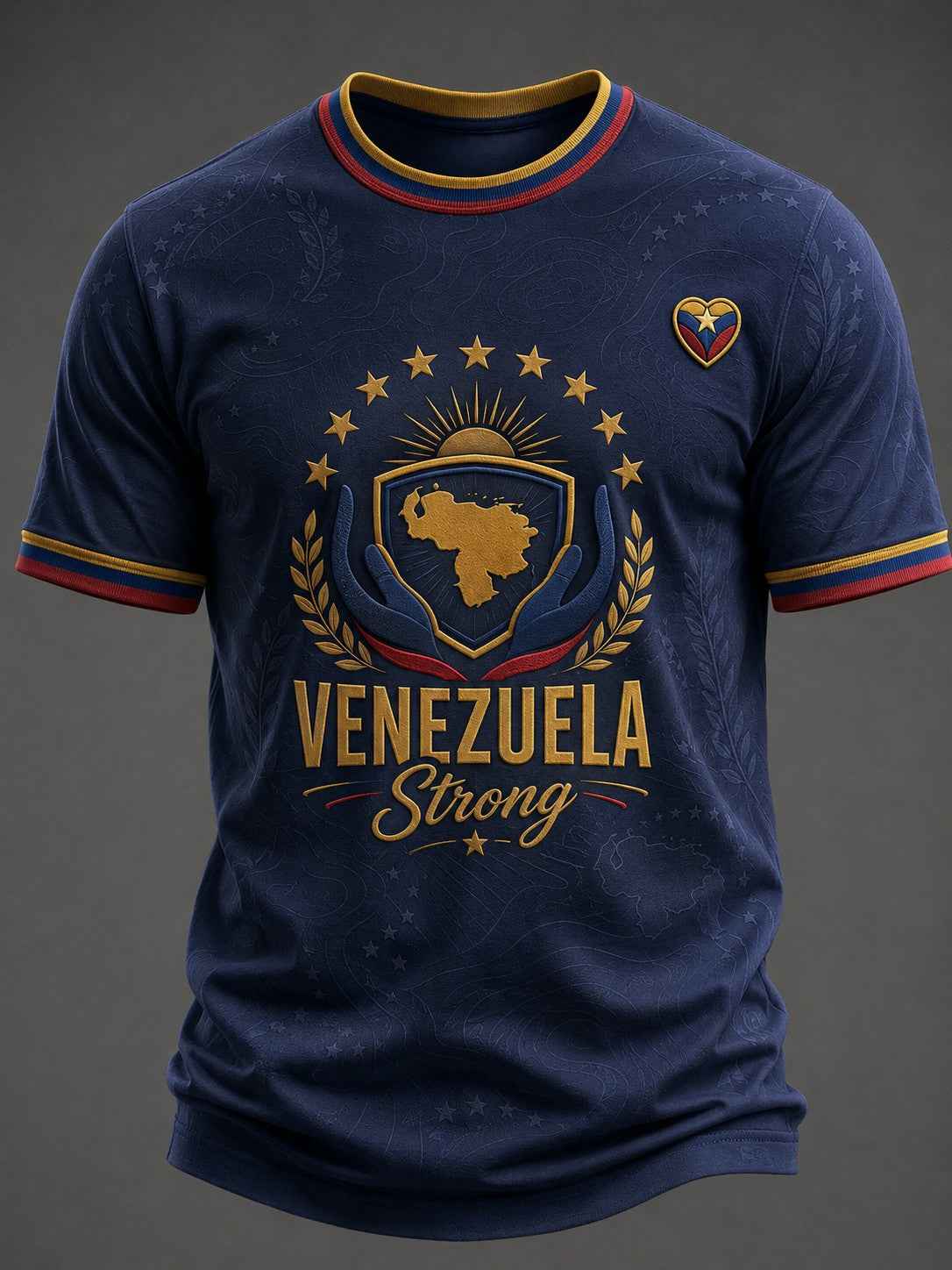 Men's Venezuela Strong Printed T-shirt