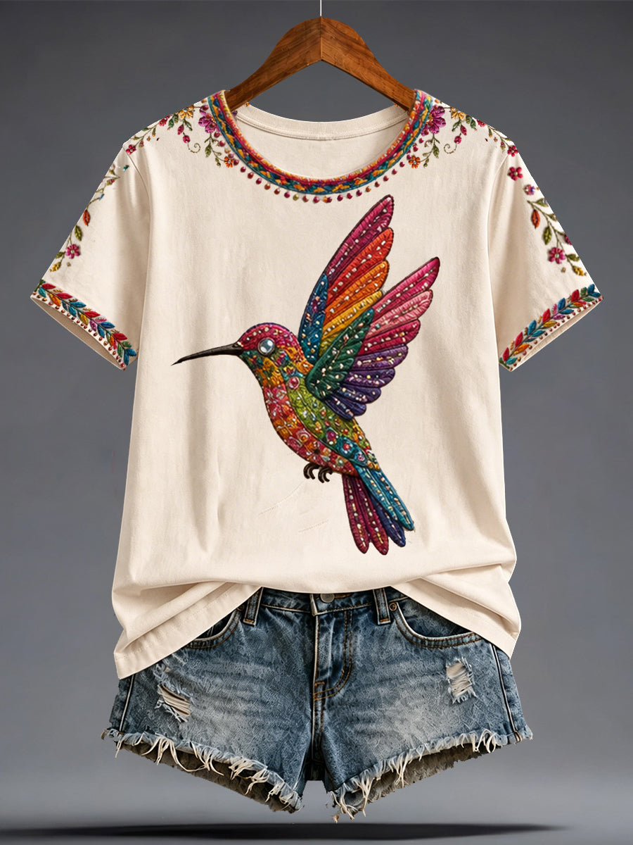 Women's Mexico Guelaguetza Lele Doll Art Printed T-shirt gracestitchs