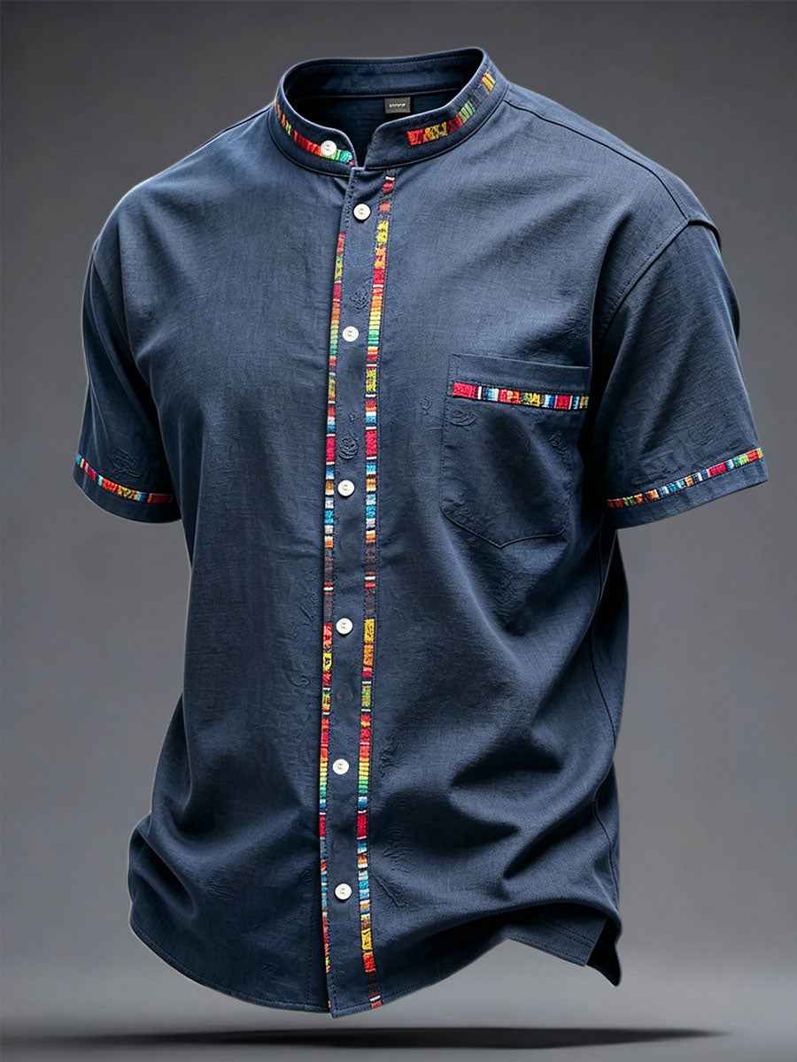 Men's Guelaguetza Mexico Art Printed Shirt