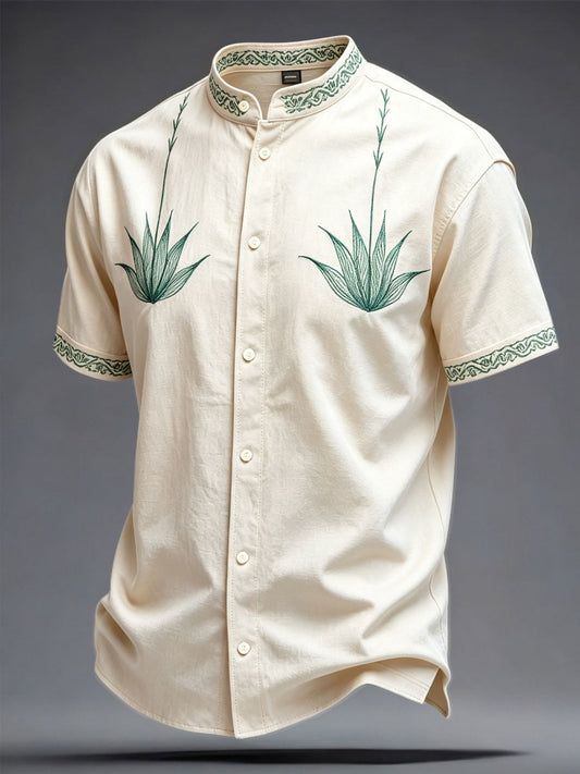 Men's Guelaguetza Mexico Art Printed Shirt gracestitchs