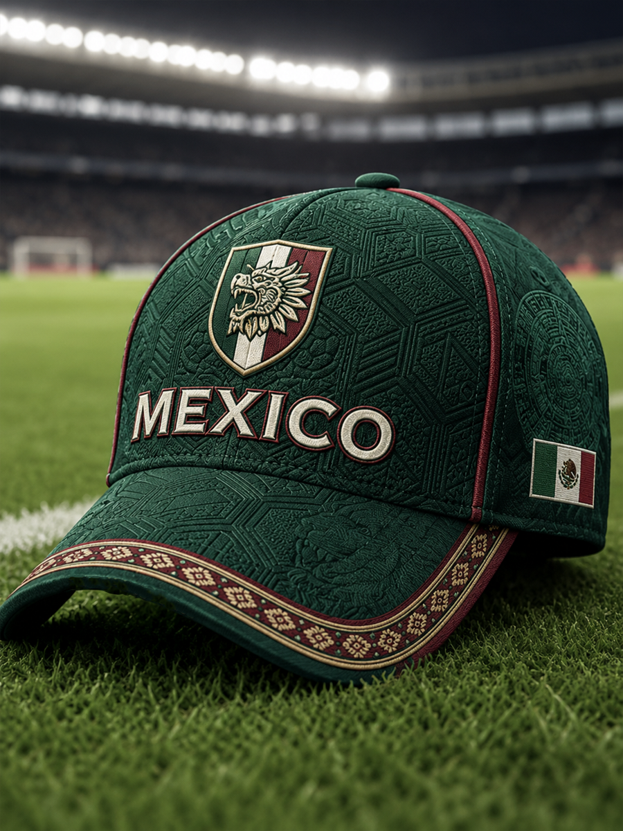 Unisex Mexico Pride Art Printed Hat gracestitchs