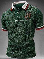 Men's Mexico Football Lover Art Short Sleeve Top
