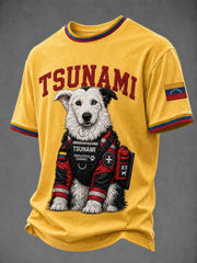 Men's Venezuela Hero Dog Tsunami Patriotic Dog Lover T-Shirt