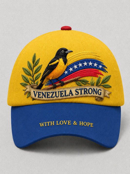 Unisex Pray For Venezuela Print Cap gracestitchs
