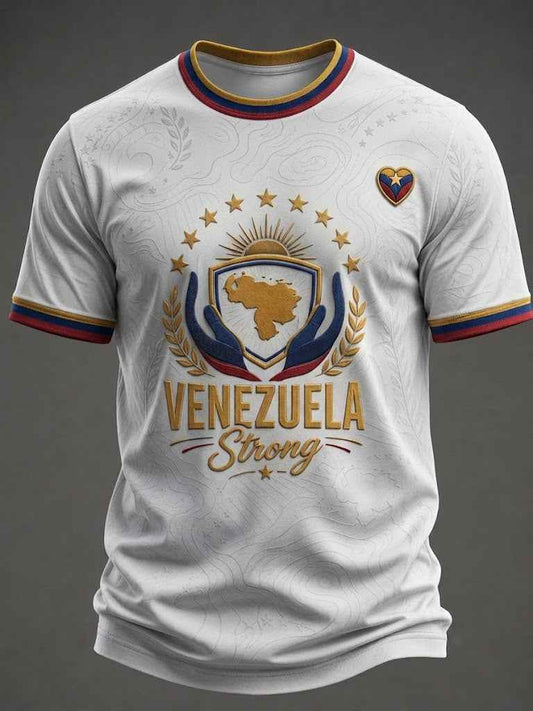 Men's Venezuela Strong Printed T-shirt