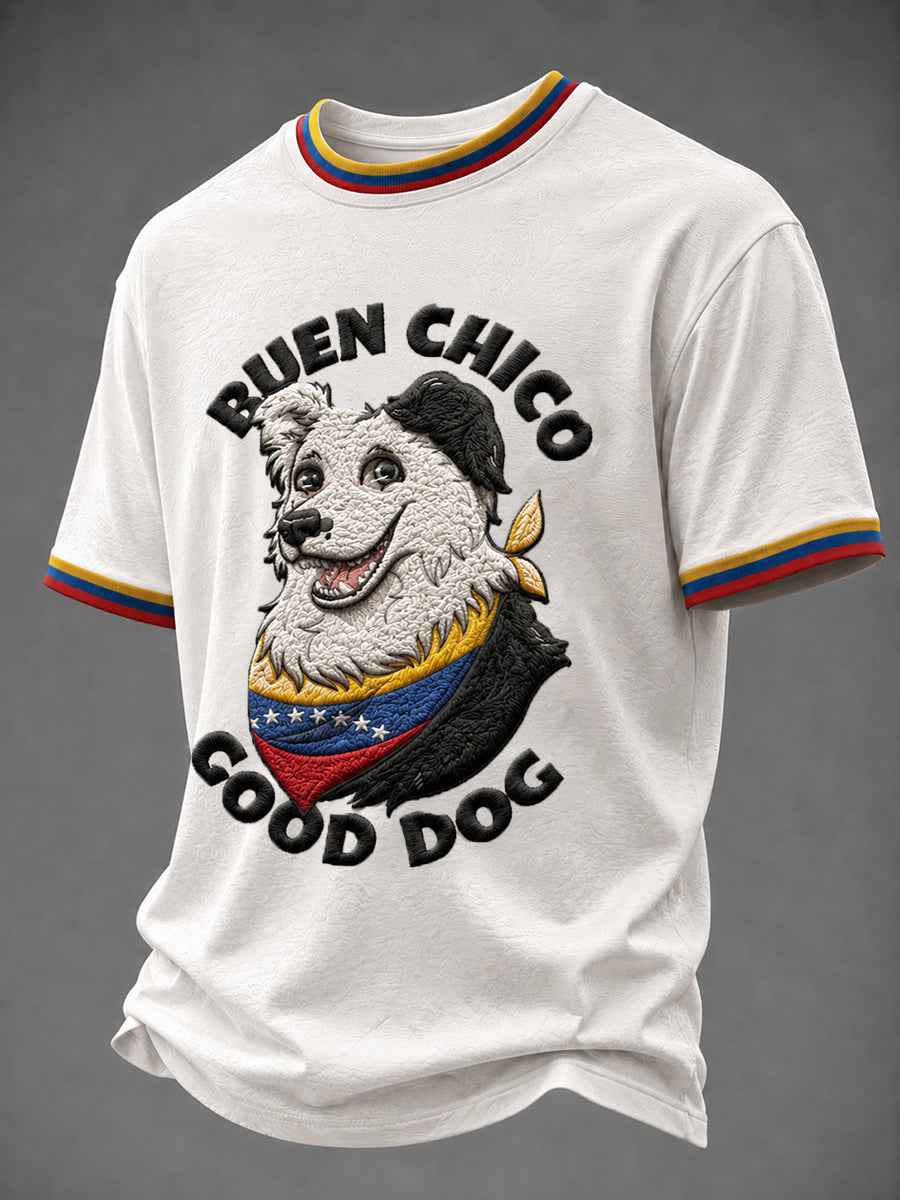 Men's Venezuela Hero Dog Tsunami Patriotic Dog Lover T-Shirt