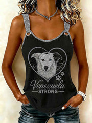 Women's Venezuela Hero Dog Tsunami Patriotic Dog Lover Vest