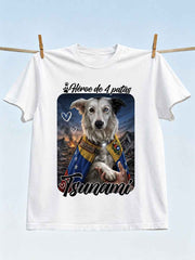 Men's Venezuela Hero Dog Tsunami Patriotic Dog Lover T-Shirt
