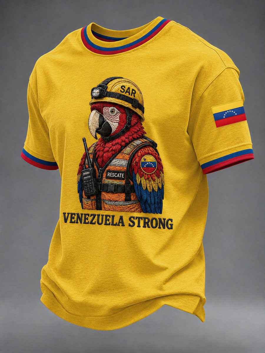 Men's Venezuela Strong Short Sleeves T-shirt