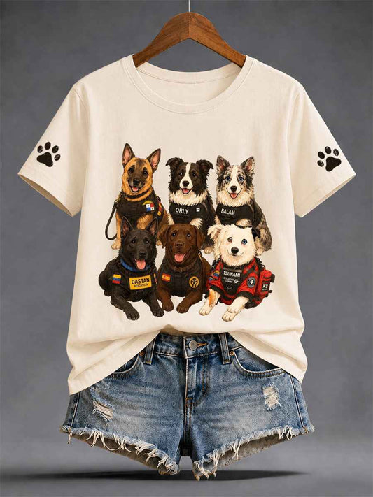Women's Venezuela Hero Dog Tsunami Patriotic Dog Lover T-Shirt