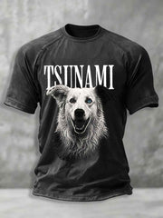Men's Venezuela Hero Dog Tsunami Patriotic Dog Lover T-Shirt