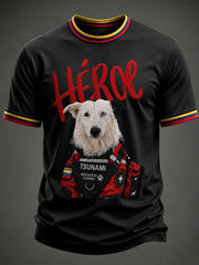 Men's Venezuela Hero Dog Tsunami Patriotic Dog Lover T-Shirt