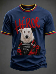 Men's Venezuela Hero Dog Tsunami Patriotic Dog Lover T-Shirt