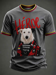 Men's Venezuela Hero Dog Tsunami Patriotic Dog Lover T-Shirt