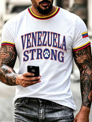Men's Venezuela Hero Dog Tsunami Patriotic Dog Lover T-Shirt