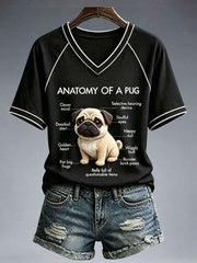 Women's Lovely Pug T-Shirt