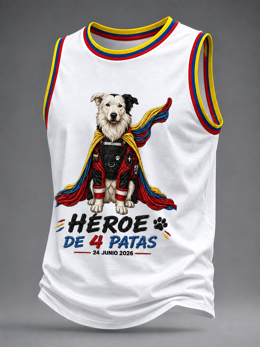 Men's Venezuela Hero Dog Tsunami Patriotic Dog Lover vests gracestitchs