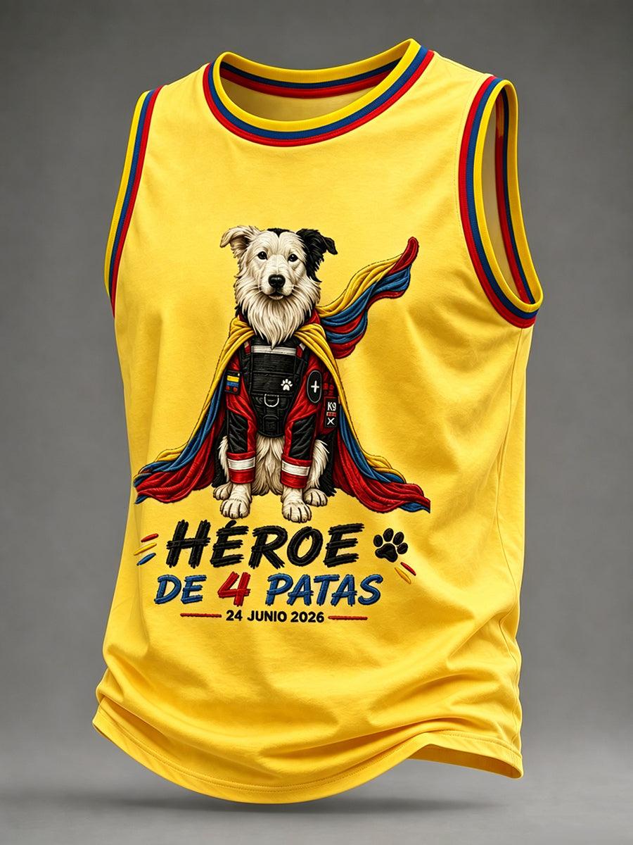 Men's Venezuela Hero Dog Tsunami Patriotic Dog Lover vests gracestitchs