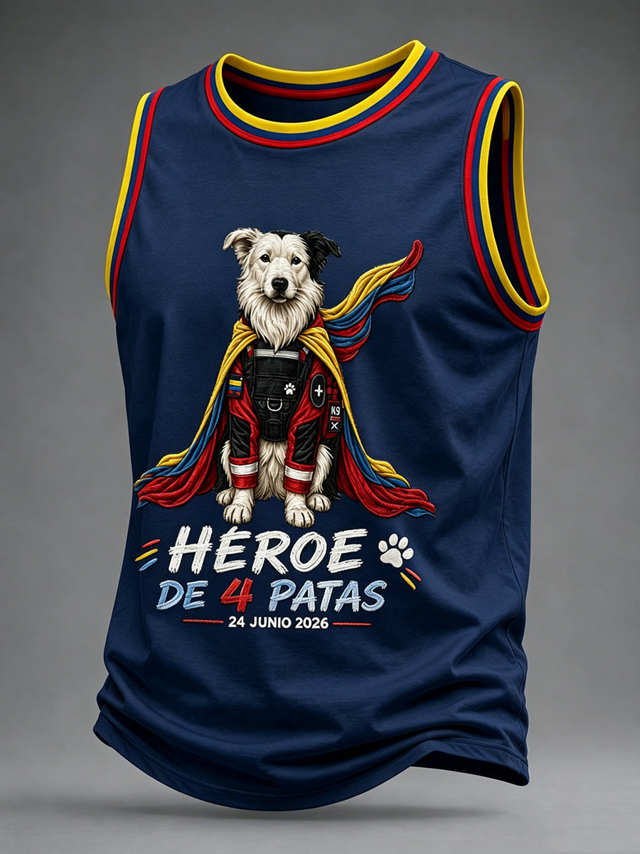 Men's Venezuela Hero Dog Tsunami Patriotic Dog Lover vests gracestitchs