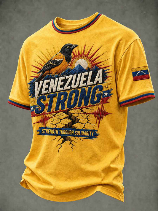 Men's Strength Through Solidarity Print T-shirt