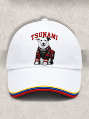 Unisex Venezuela Hero Dog Tsunami Patriotic Dog Lover Print Cap gracestitchs