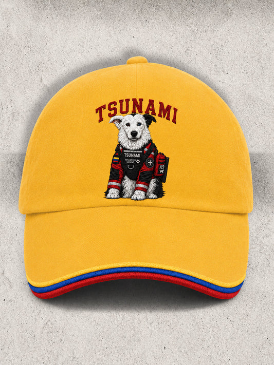 Unisex Venezuela Hero Dog Tsunami Patriotic Dog Lover Print Cap gracestitchs