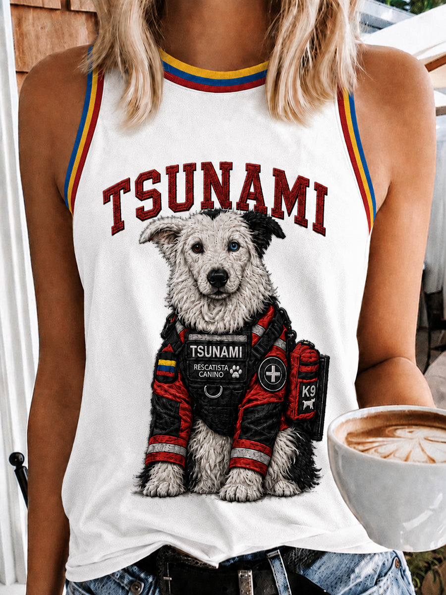 Women's Venezuela Hero Dog Tsunami Patriotic Dog Lover Vests gracestitchs