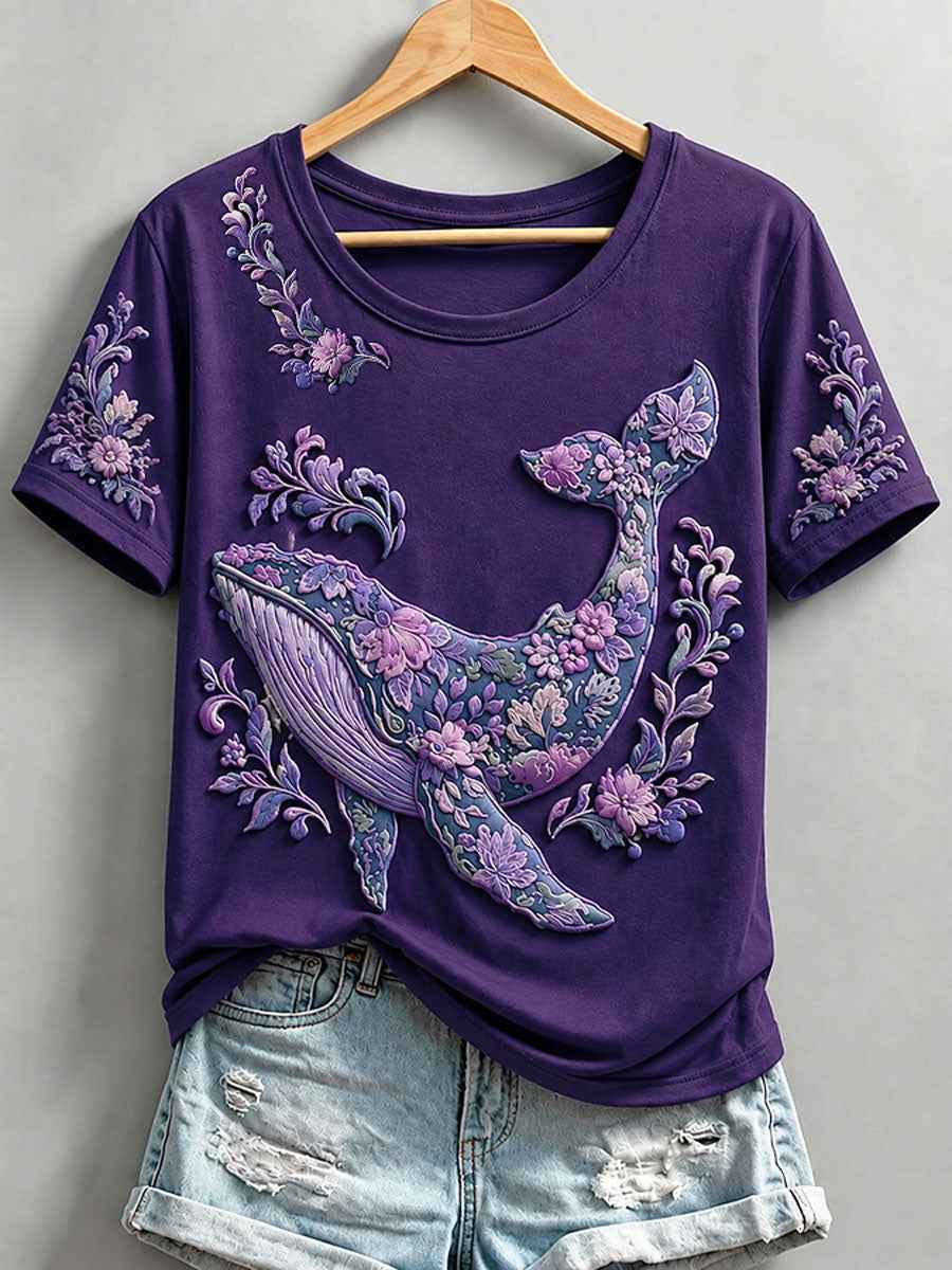 Women's Alzheimer's Theme Printed T-shirt