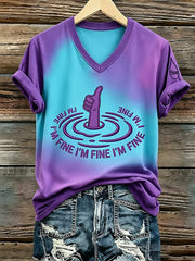 Women's Suicide Prevention Awareness Print T-shirt gracestitchs