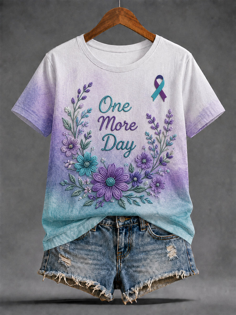 Women's Suicide Prevention Awareness T-shirt gracestitchs