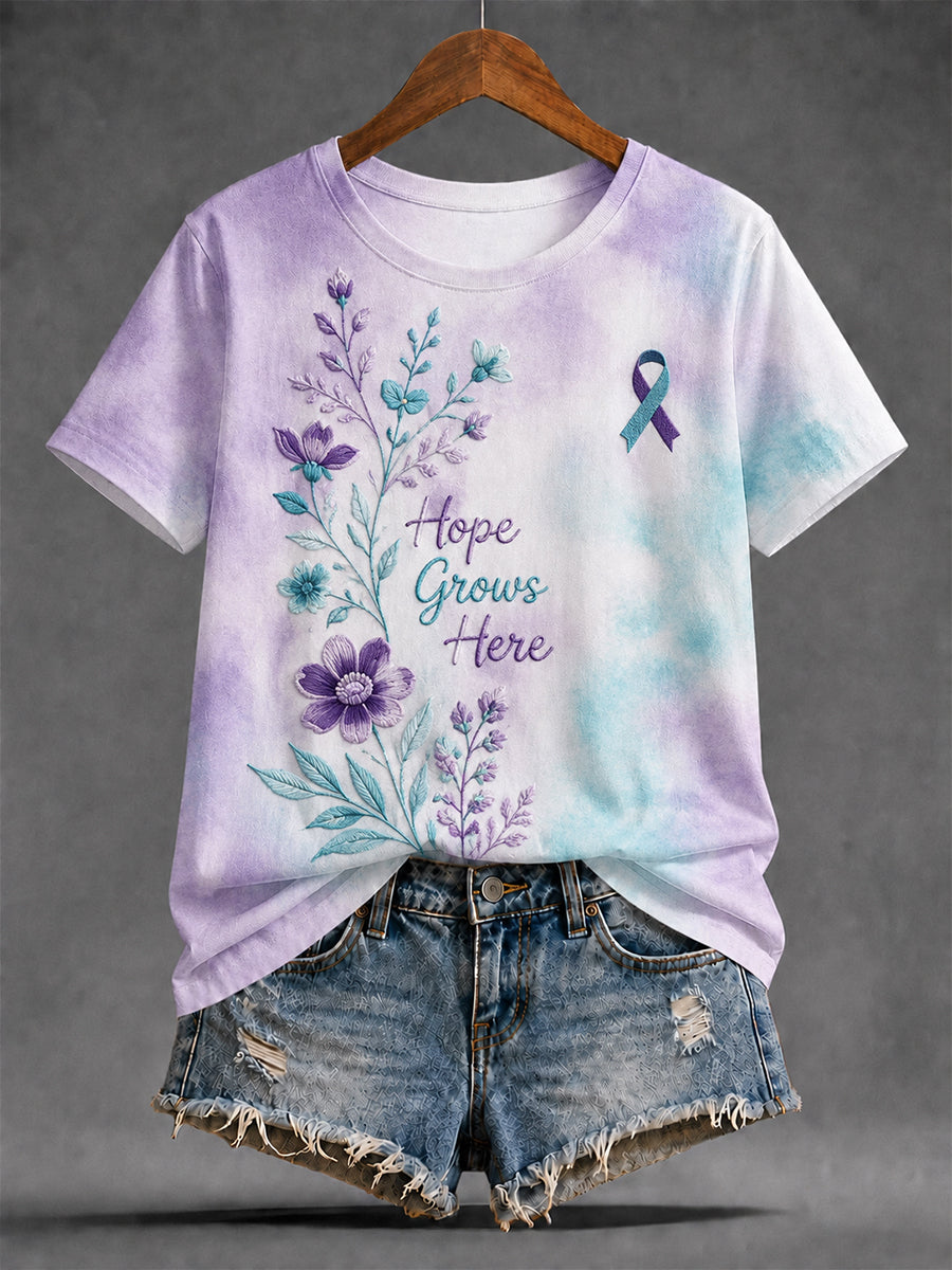 Women's Suicide Prevention Awareness T-shirt gracestitchs