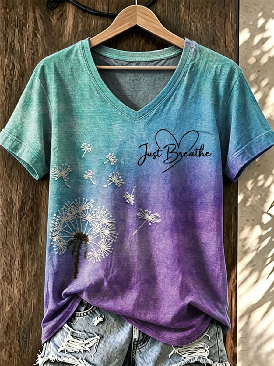 Women's Suicide Prevention Awareness Print T-shirt gracestitchs