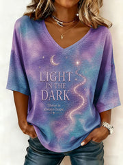 Women's Suicide Prevention Awareness Printed T-shirt gracestitchs