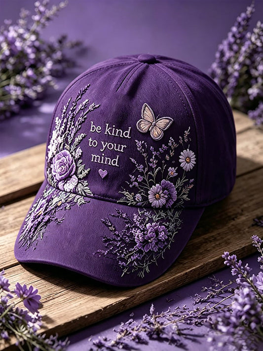 Unisex Suicide Prevention Awareness Print Cap gracestitchs
