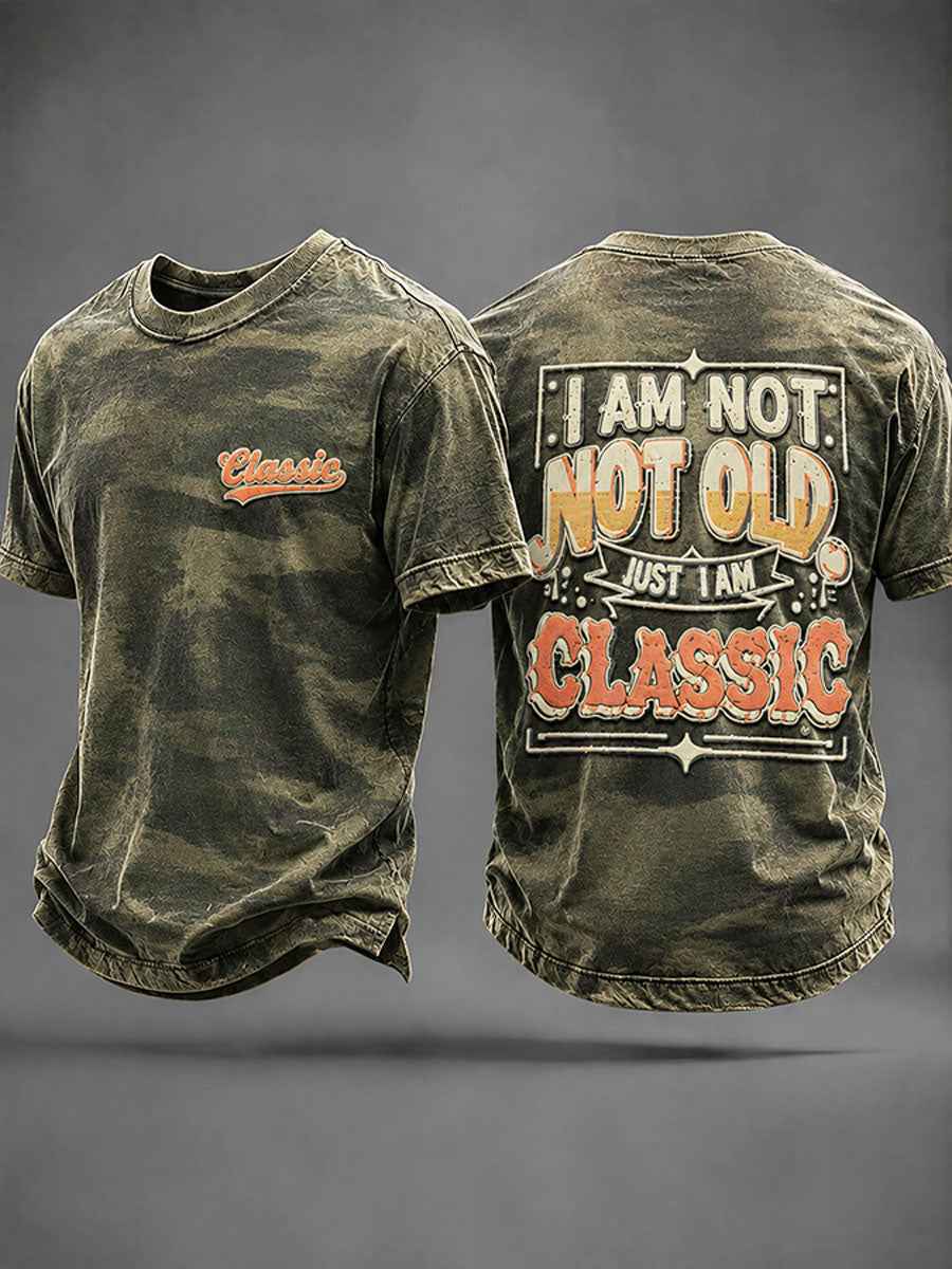 Men's 'I'm Not Old,I'm Classic' Casual T-shirt