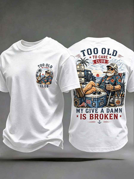 Men's 'my give a damn is broken' T-shirts