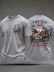 Men's 'my give a damn is broken' T-shirts
