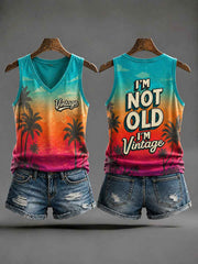 Women's 'I'm Not Old,I'm Vintage' Casual Vests