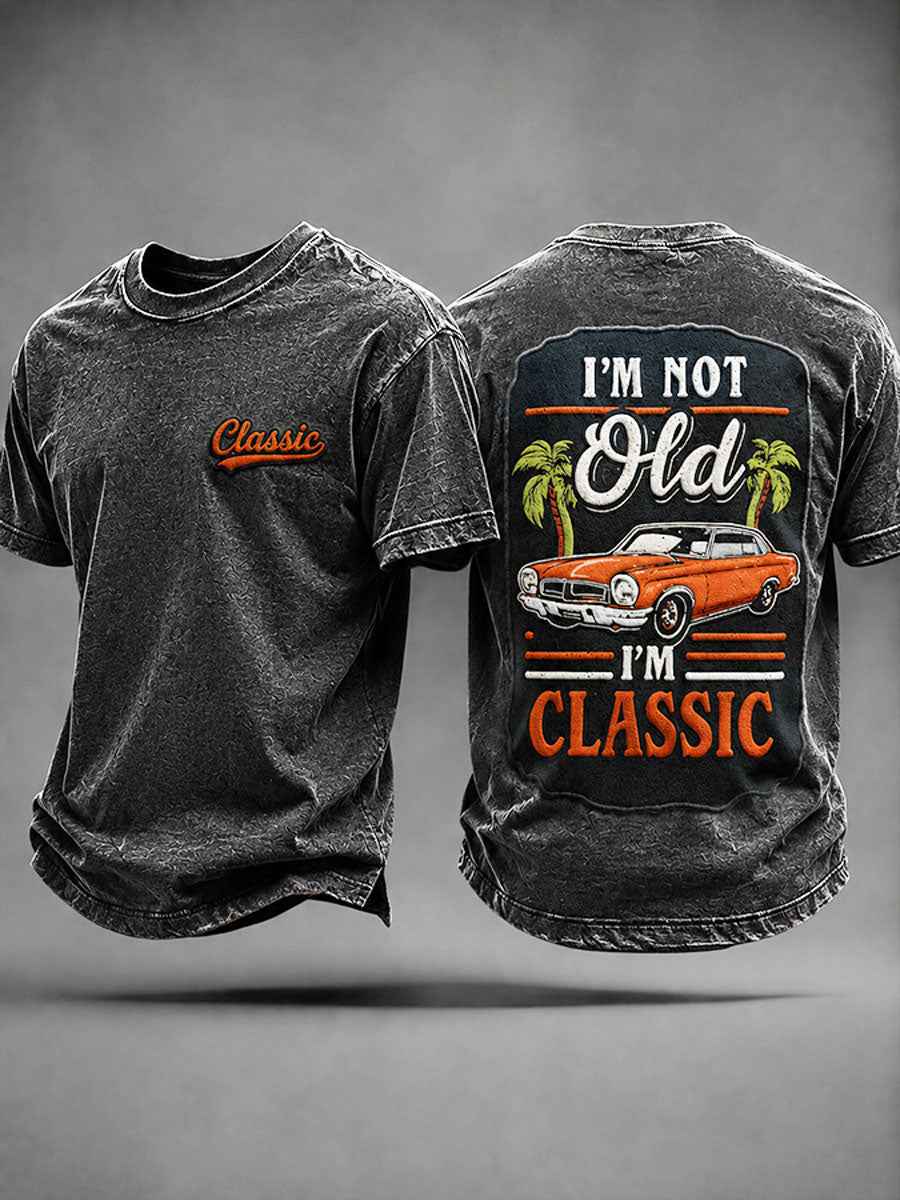 Men's 'I'm Not Old,I'm Classic' Casual T-shirt