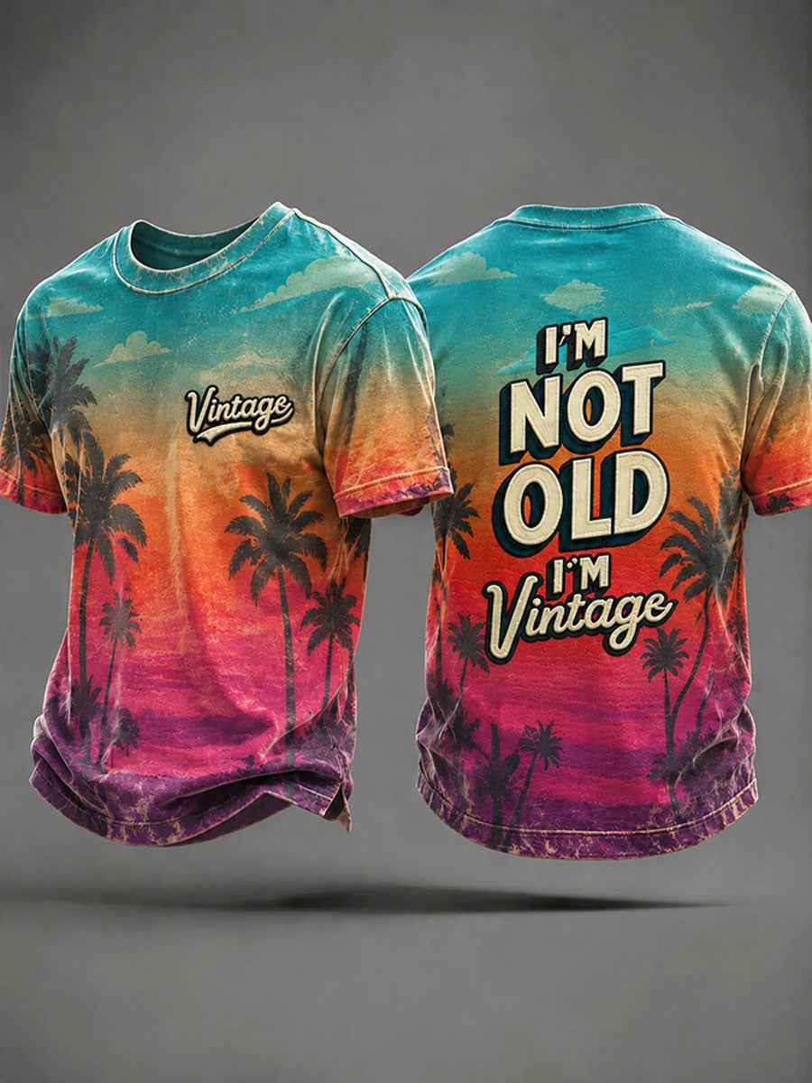 Men's 'I'm Not Old,I'm Vintage' Casual T-shirt