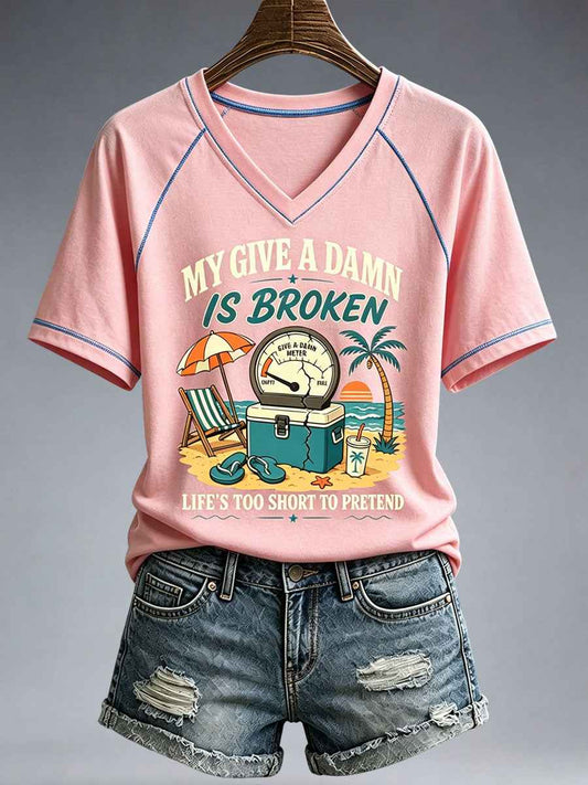 Women's My Give A Damn Is Broken T-Shirt
