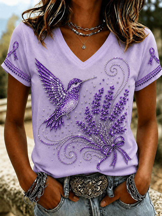 Women's Alzheimer's Disease Short-sleeved T-shirt gracestitchs
