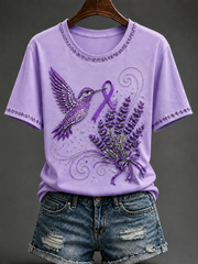 Women's Alzheimer's Disease Short-sleeved T-shirt gracestitchs