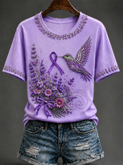 Women's Alzheimer's Disease Short-sleeved T-shirt gracestitchs