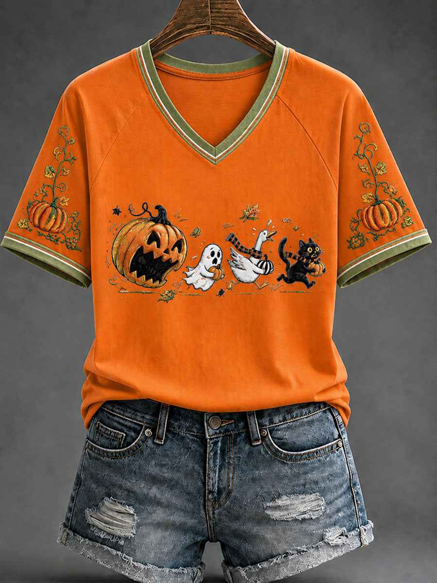 Women's Autumn Animal Series Casual T-shirt