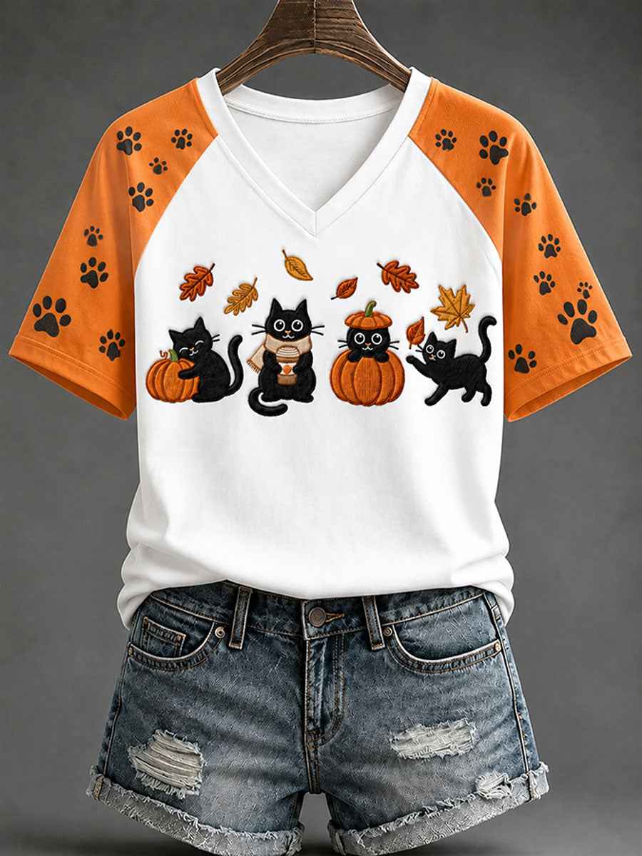 Women's Autumn Animal Series Casual T-shirt
